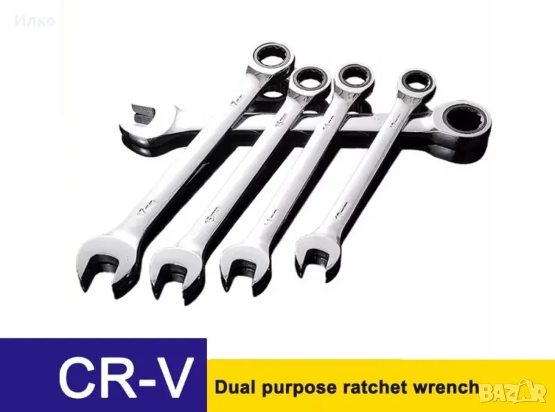 Комбиниран звездогаечен ключ с тресчотка, снимка 1