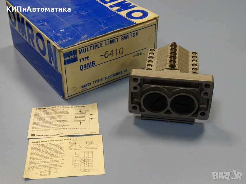 пистов изключвател Omron D4MB-641G multiple 6-position limit switch, снимка 1