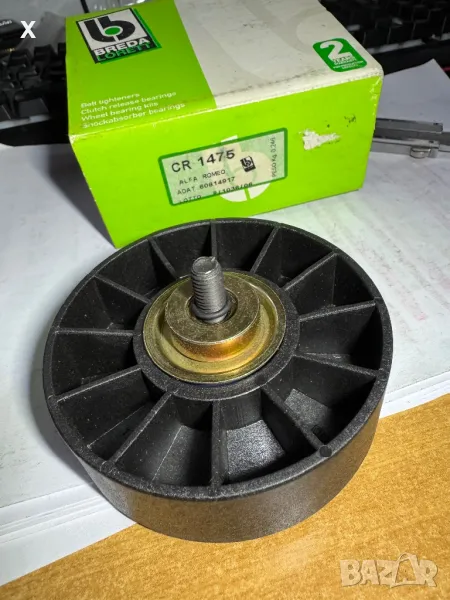 CR1475 BREDA Паразитна / водеща ролка пистов ремък 2.4 JTD, ALFA ROMEO 156 ALFA ROMEO 166 FIAT Marea, снимка 1