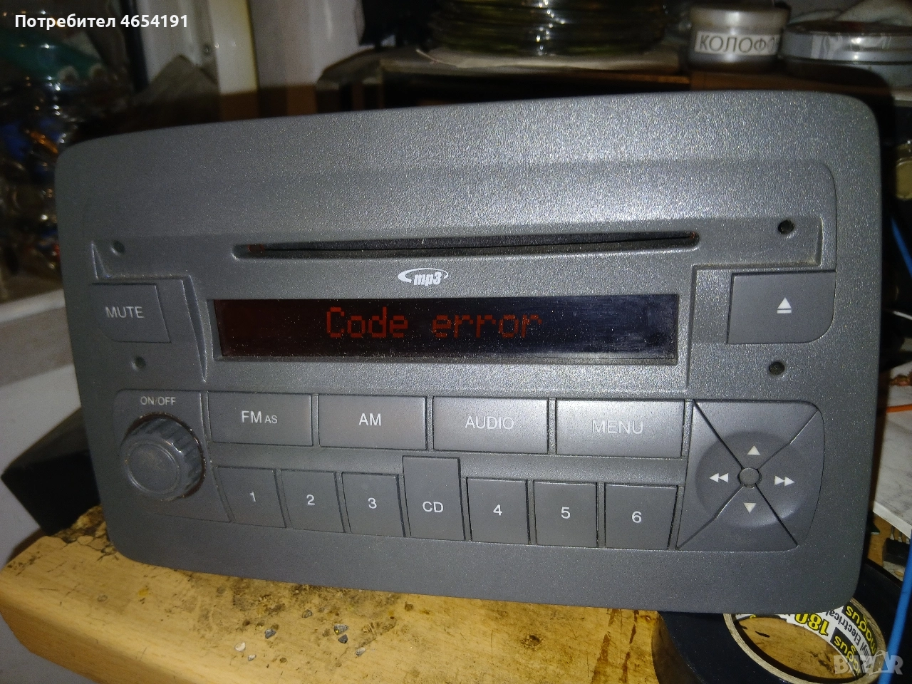 Оригинално радио за fiat panda, снимка 1