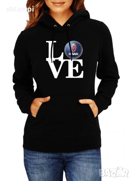 Дамски Суитчър/Суитшърт  SAAB LOVE, снимка 1