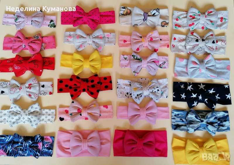 ✨ Ушиване на ленти за коса / глава за мама и дете (бебе), снимка 1