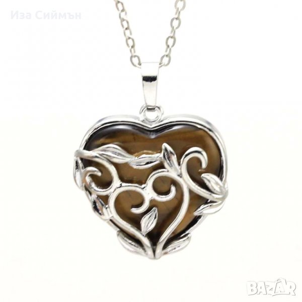 Колие с тигрово око, снимка 1