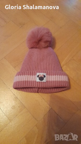 Зимна шапка за момиче 52 размер (2-4г.), снимка 1