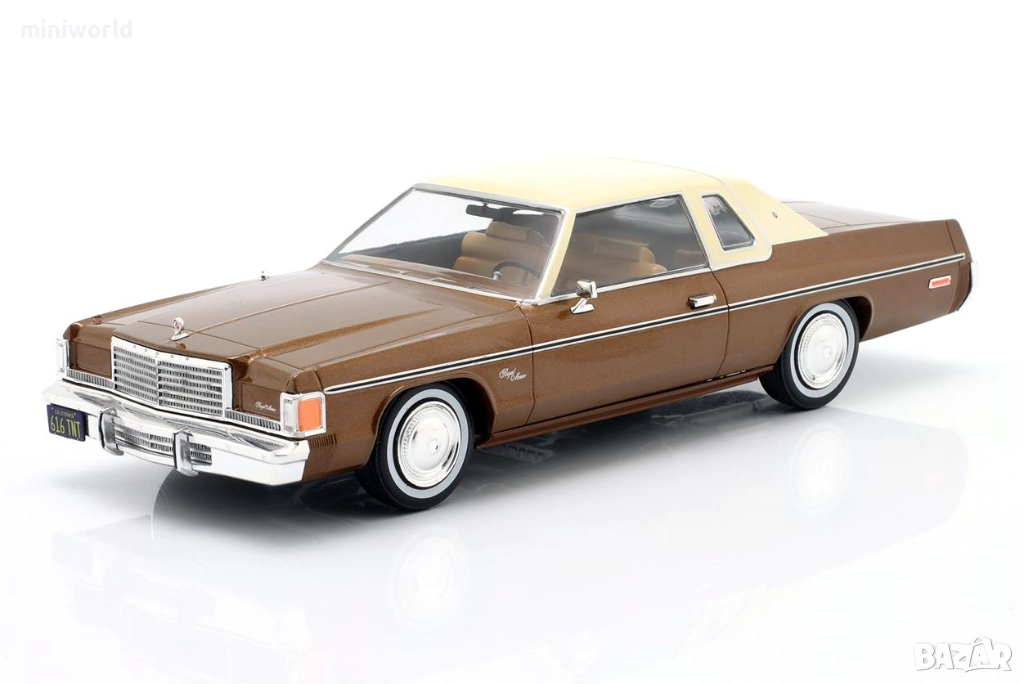 DODGE ROYAL MONACO 1977 - мащаб 1:24 на WhiteBox моделът е нов в кутия, снимка 1