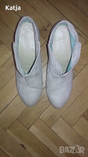 Велурени боти Bershka, снимка 1