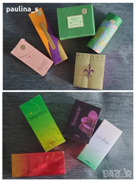 Девет броя Арабски парфюм / Rasasi - Chastity, Romance, Catherine, Royale, Secret / Ajmal - Senora, снимка 1