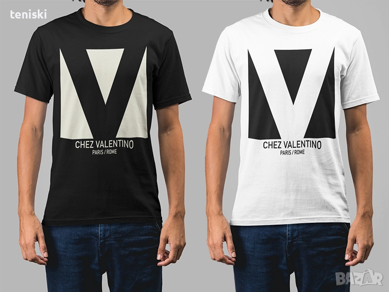 Тениски Valentino принт. 2 модела, снимка 1
