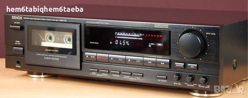 За касетни декове Denon - обучено дистанционно управление., снимка 1