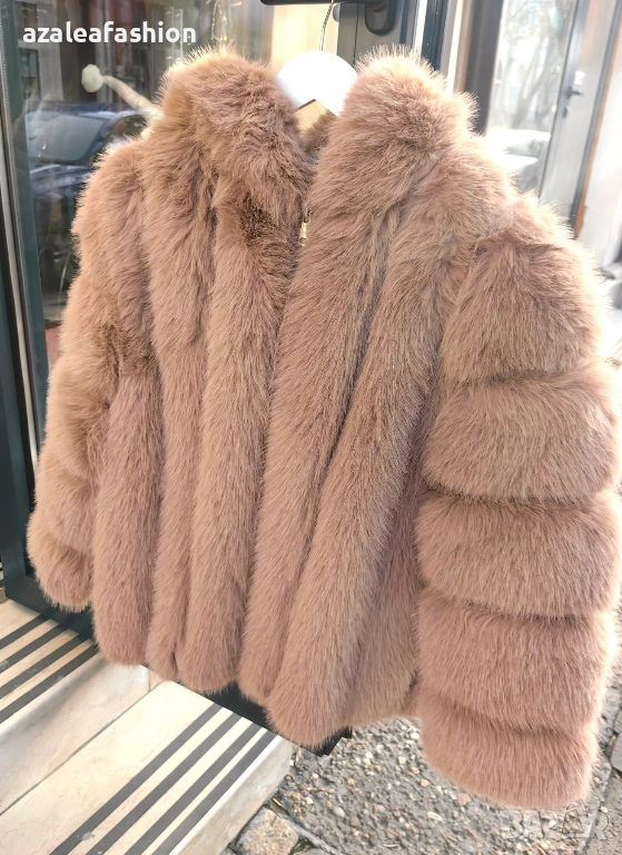 Дамско палто с качулка, снимка 1