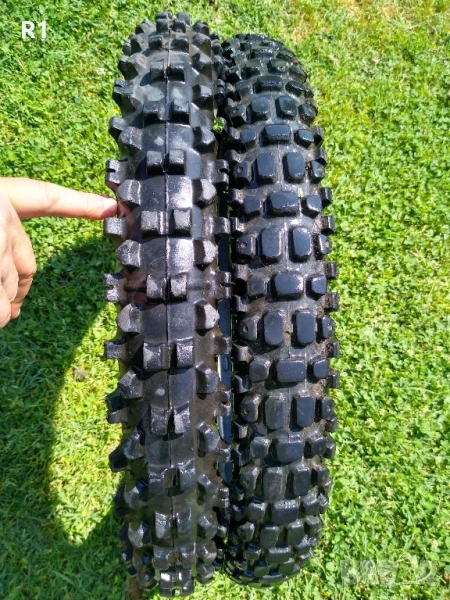 Предни Гуми METZELER 90/90-21, SAWA 80/90-21, снимка 1