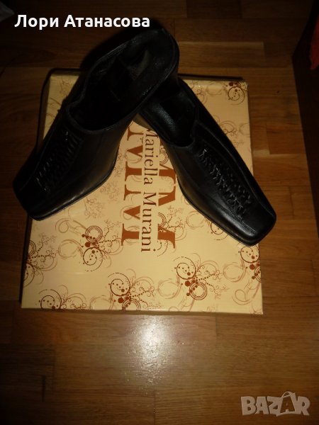 Леки и удобни чехли  черни от естествена -отличен избор за пролетта и лятото, снимка 1