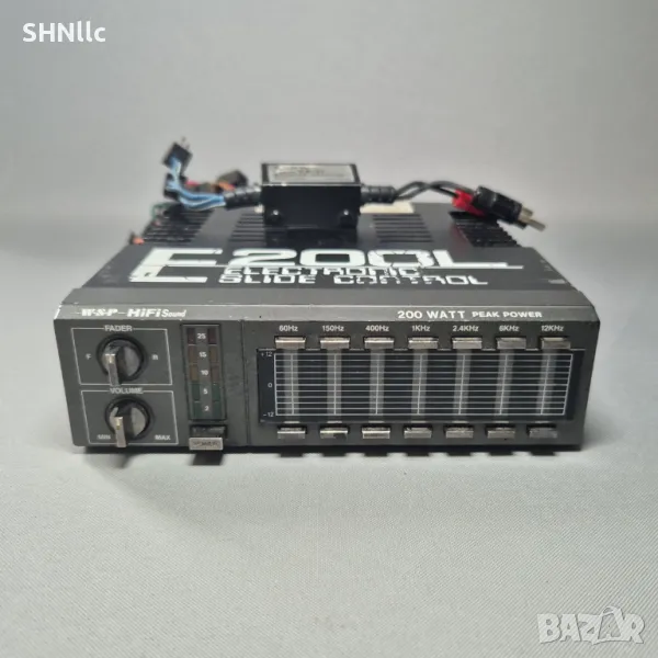 WSP E-200L еквалайзер 200W усилвател за кола, снимка 1