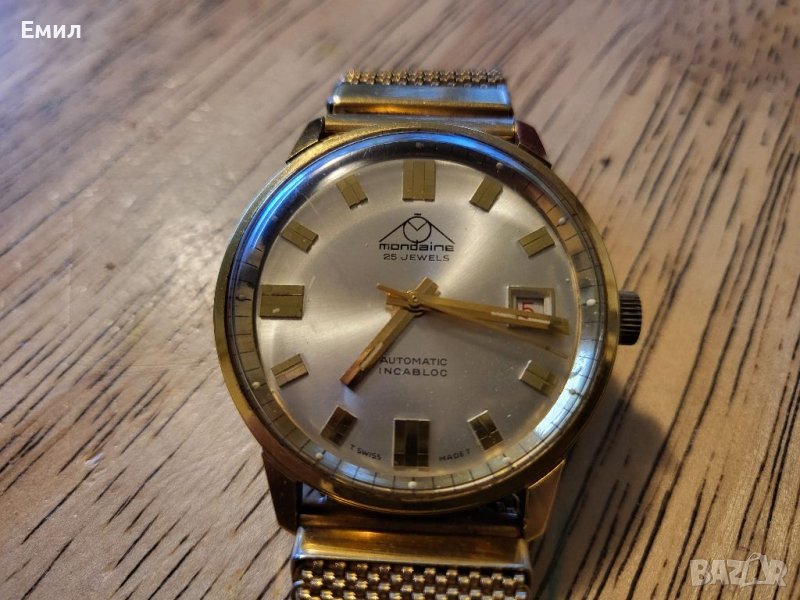 Колекционерски часовник MONDAINE AUTOMATIC ETA 2783, снимка 1