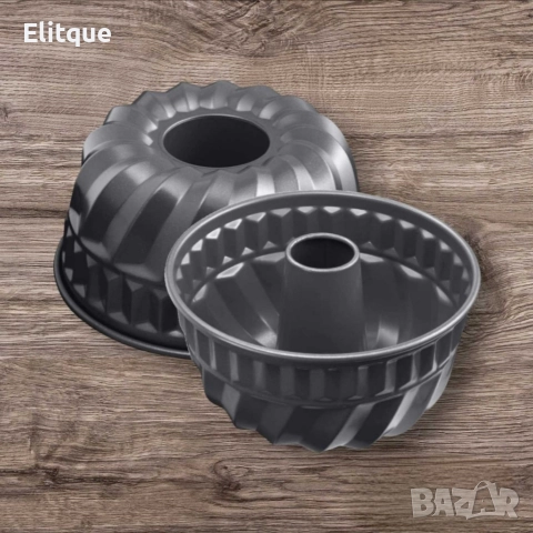 Форма за кекс с незалепващо покритие, 24см, снимка 4 - Форми - 52897500