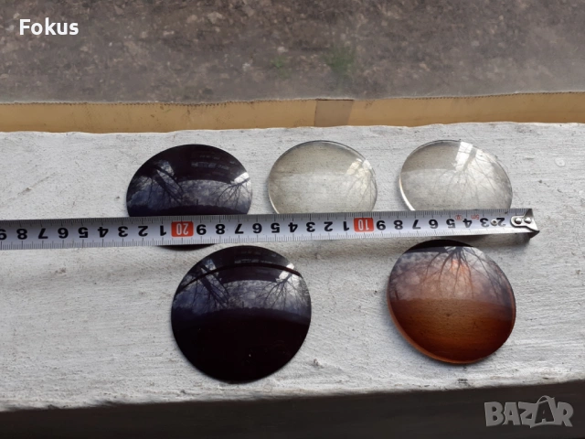 Лот стари различни фотохромни оптични лещи 5 бр., снимка 6 - Антикварни и старинни предмети - 53388710