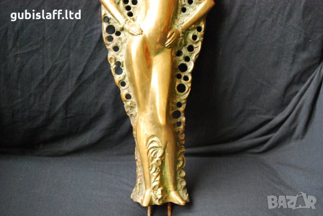 Бронзова пластика, скулптура, женска фигура, снимка 9 - Статуетки - 34787367