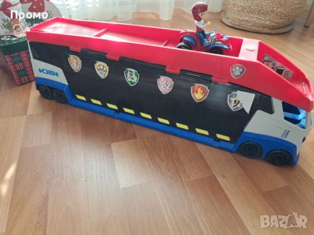 PAW PATROL Камион Paw Patroller с 2 рампи + подарък!