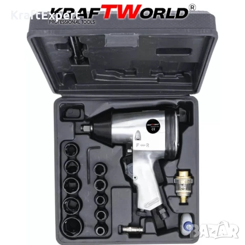 Комплект за Автосервизи: Крик тип Крокодил 2.5T и Пневматичен Гайковерт 850 Nm, снимка 5 - Други инструменти - 50576266