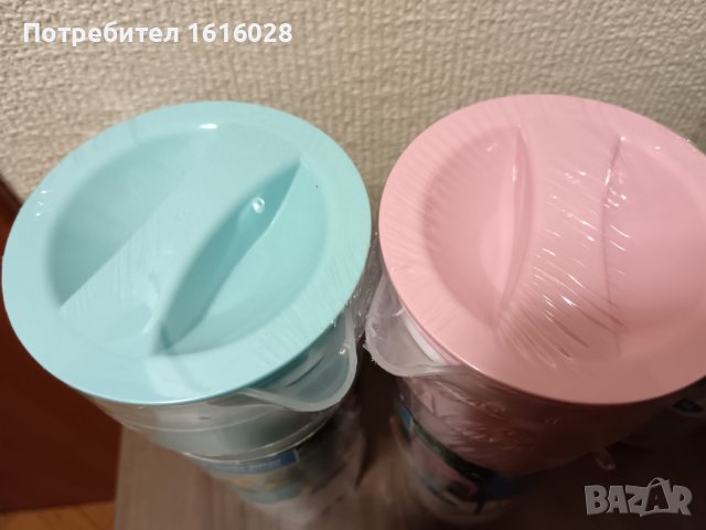 Кана за лимонада,чай,вода с цедка,с капак и 4 чаши.Къмпинг,пикник,парти., снимка 14 - Термоси - 44132440