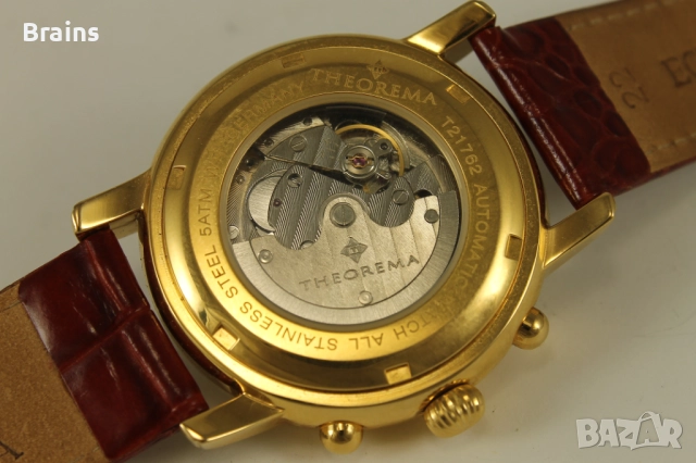 THEOREMA T21762 Немски Ръчен Часовник Автоматик НОВ, снимка 9 - Мъжки - 52875808