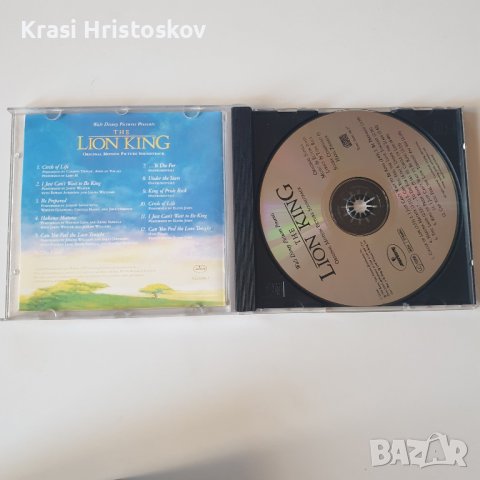The Lion King (Original Motion Picture Soundtrack) cd, снимка 2 - CD дискове - 43429739
