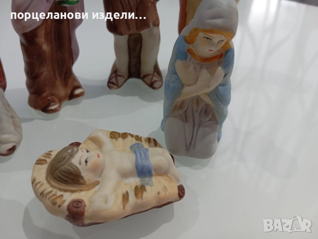 Порцеланови стари статуетки Рождество Христово, снимка 5 - Декорация за дома - 52678494