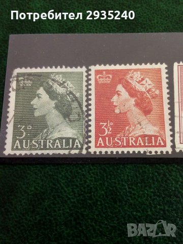 Кралица Елизабет Втора -пощенски марки Австралия, снимка 3 - Филателия - 37947279
