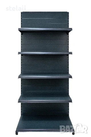 Крайстенни стелажи за магазин в тъмно сив мат - Еко Лайн/НОВИ/ПРОМОЦИЯ, снимка 2 - Стелажи и щандове - 50869208
