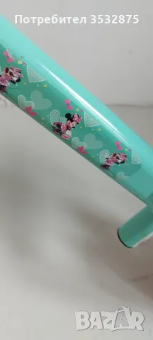 Детско колело за баланс "Минни Маус" (10 инча) - Disney Minnie Mouse - 🩷 в розово  , снимка 6 - Детски велосипеди, триколки и коли - 42678885