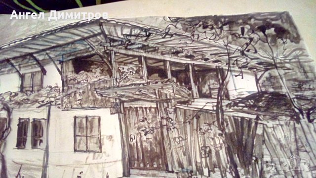 Ивелин Любенов картина акварел , снимка 2 - Картини - 38970617