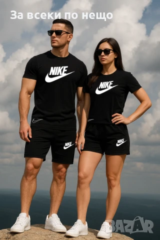 Nike Екипи За Двойки👕🩳Мъжки Къс Комплект Nike👚🩳Дамски Летен Екип Найк - 8 Модела Код LFS544, снимка 8 - Спортни дрехи, екипи - 50752369