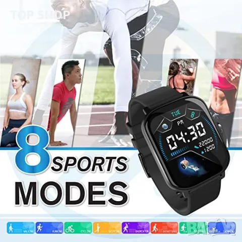 Нов Смарт часовник Фитнес гривна Тракер на активност, сън , монитор, снимка 4 - Смарт гривни - 49339221