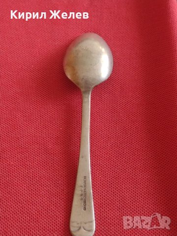 Стара рядка лъжичка за кафе чай с печат DEARDEN RICHMOND E P N S за КОЛЕКЦИОНЕРИ 42222, снимка 5 - Други ценни предмети - 43814867