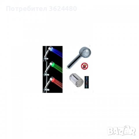 0327 Цветен светещ LED комплект за баня, снимка 2 - Други стоки за дома - 37265117