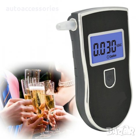 Дрегер за алкохол 5 мундщука LCD AL6, #1000052451, снимка 1 - Аксесоари и консумативи - 34810629