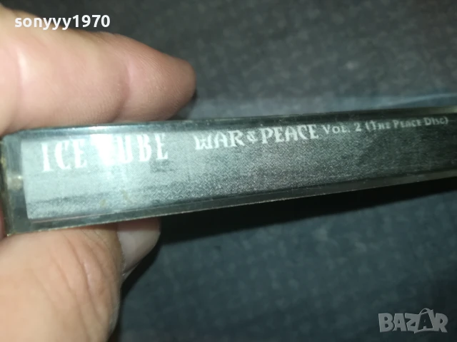 ICE CUBE-WAR & PEACE TAPE 1808251922, снимка 13 - Аудио касети - 51408669