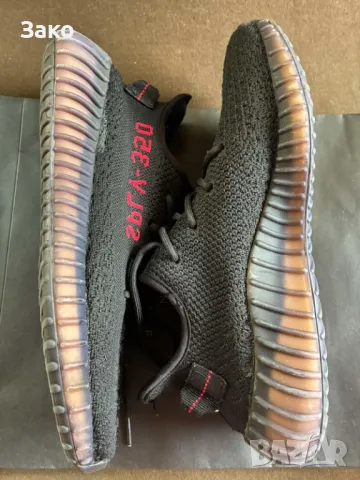 Сиви и черни сникърси ADIDAS YZY 350, снимка 5 - Маратонки - 49962270