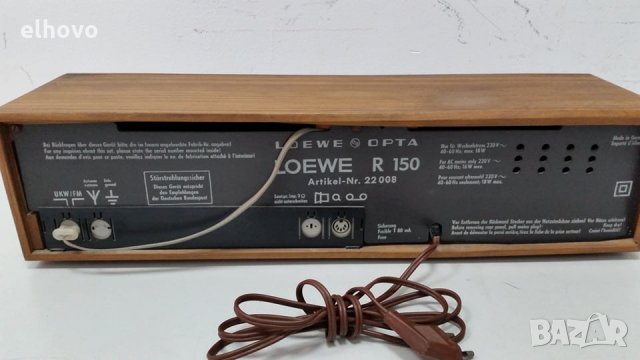 Радио Loewe Opta R 150, снимка 4 - Радиокасетофони, транзистори - 28785041