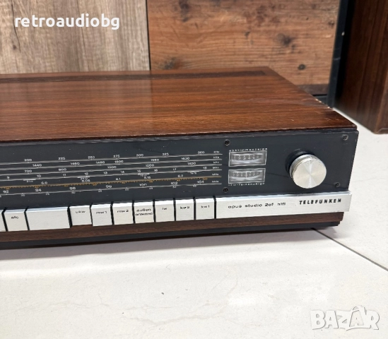 💥Винтидж аудио транзисторен ресивър TELEFUNKEN OPUS STUDIO 201 - 1970 г. 💥, снимка 5 - Ресийвъри, усилватели, смесителни пултове - 49691282