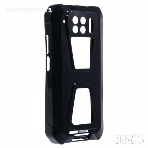 Гъвкав TPU Калъф + Скрийн Протектор за Unihertz Tank 3S – Прозрачен / Черен, снимка 4 - Калъфи, кейсове - 50709078