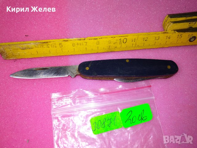 СТАРО НЕМСКО КОЛЕКЦИОНЕРСКО ДЖОБНО НОЖЧЕ РЪЧНА ИЗРАБОТКА 30871, снимка 4 - Колекции - 44010177