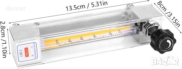 Дебитомер за вода 4-40 ml/min, 10-100 ml/min за киселинна и алкална, снимка 2 - Други стоки за дома - 43202008