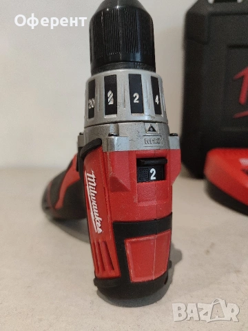 Milwaukee C12DD винтоверт., снимка 7 - Винтоверти - 53291529