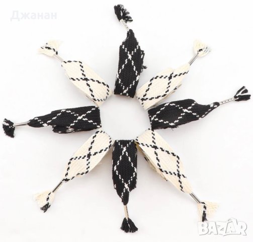 Широки връзки за обувки/маратонки с пискюл, снимка 2 - Други - 43025579