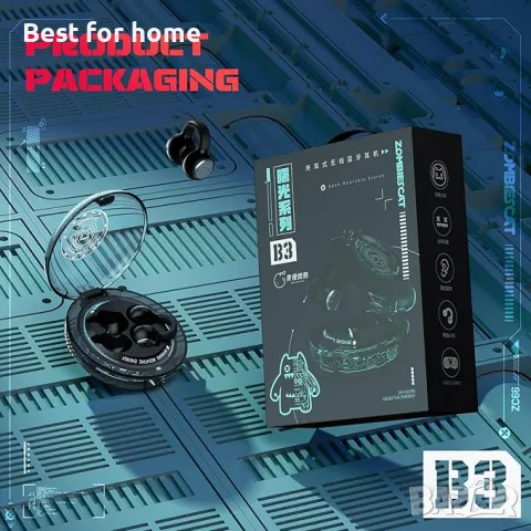 ZOMBIES CAT Bluetooth слушалки с отворено ухо, снимка 6 - Bluetooth слушалки - 49584501