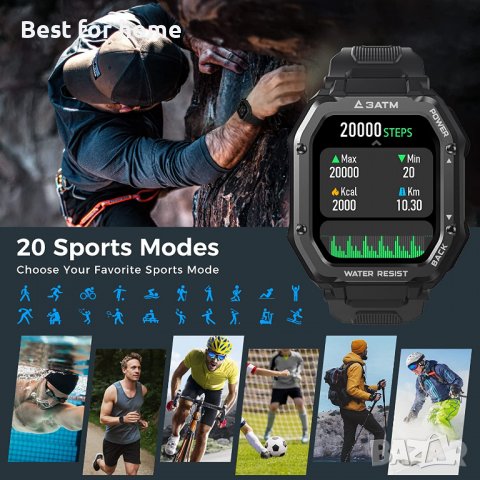 Смарт часовник Smartwatch Kospet Rock, снимка 8 - Смарт часовници - 39546772