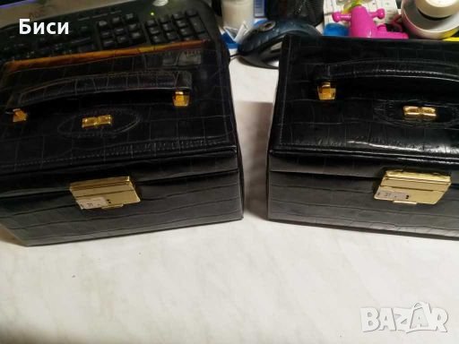 Кутии за бижута -естествена кожа ,2 бр., снимка 2 - Други - 28208542