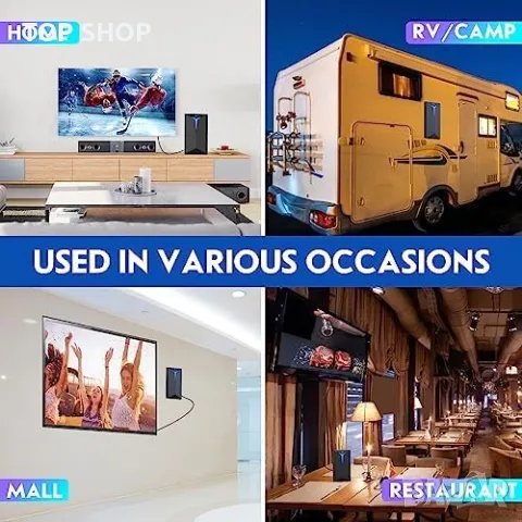 Нова вътрешна телевизионна антена HDTV 4K 1080P Ultra телевизия дом, снимка 6 - Друга електроника - 49658079