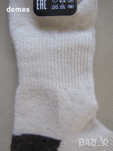 Машинно плетени чорапи от органична 100 % вълна размер 37-39, снимка 4 - Мъжки чорапи - 52355482